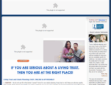 Tablet Screenshot of livingtrustsontheweb.com